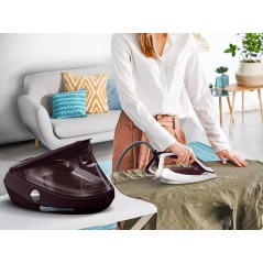 Tefal Pro Express Ultimate II GV9721E0 Steam Iron 3000W - Powerful, Stylish, and Efficient in Red & White